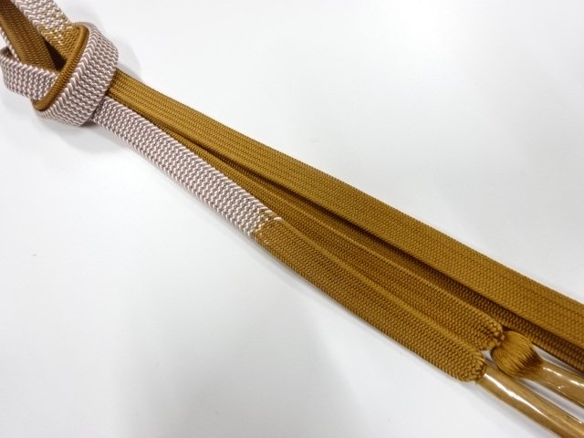 未使用品　正絹　手組帯締め